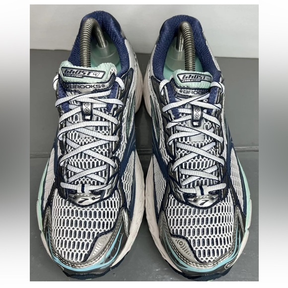 Brooks Ghost 4 Womens Sz 8.5B Evolution Blue/Navy 1200921B984 Superb Clean! - Picture 2 of 16